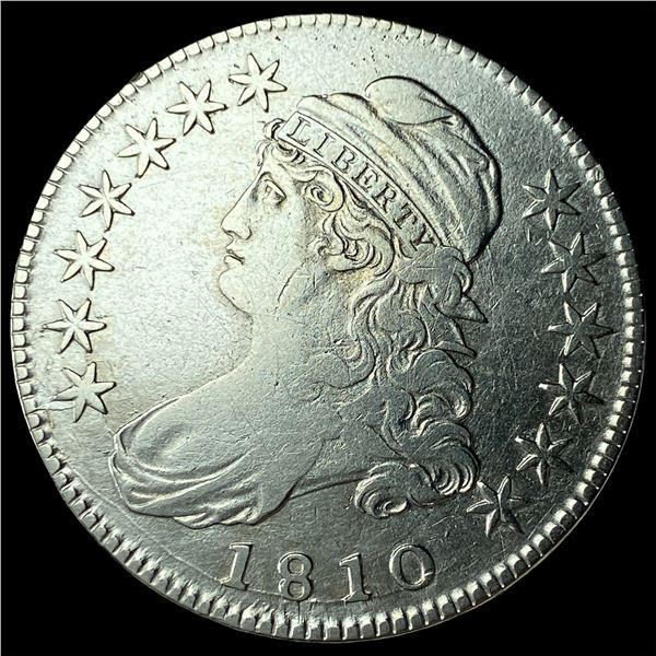 1810 Capped Bust Half Dollar NEARLY  UNCIRCULATED