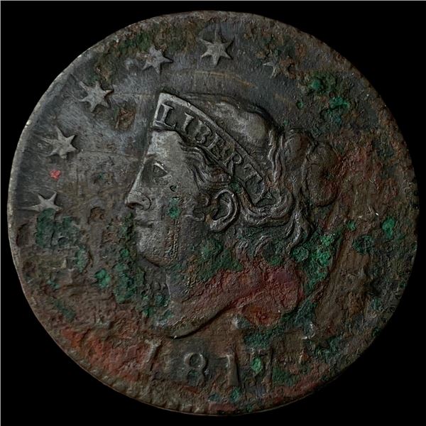 1817 Coronet Head Large Cent NICELY  CIRCULATED