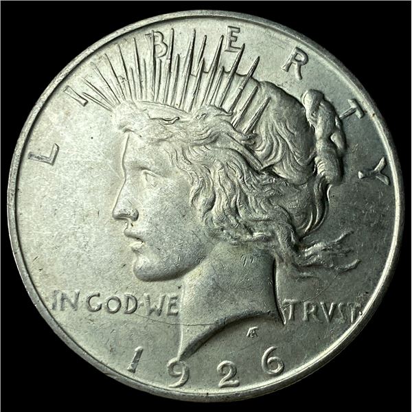1926-D Peace Silver Dollar CHOICE AU