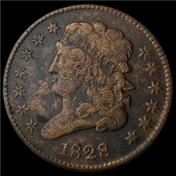 1828 Classic Head Half Cent NICELY CIRCULATED
