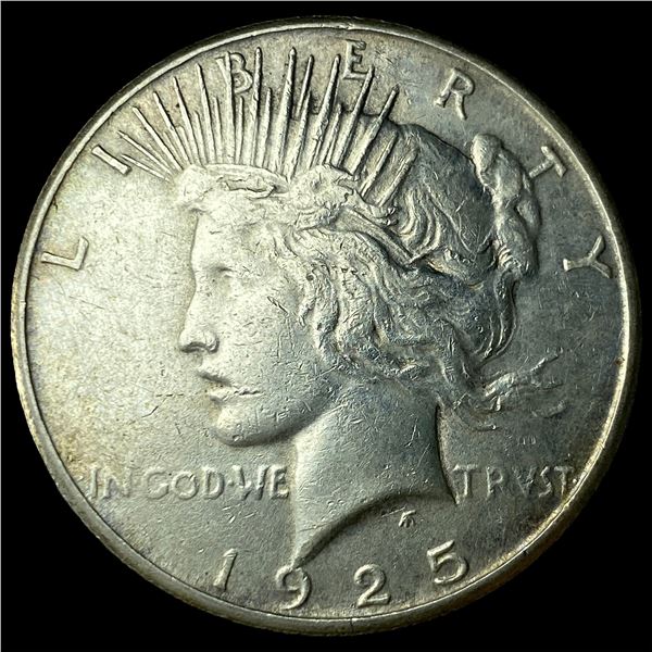 1925-S Silver Peace Dollar CLOSELY  UNCIRCULATED
