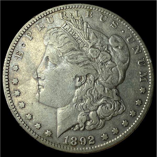1892-S Morgan Silver Dollar NEARLY  UNCIRCULATED