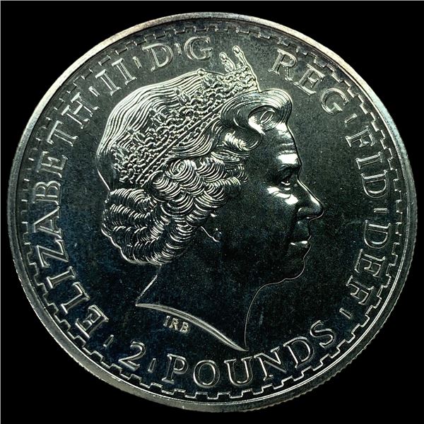 2001 Great Britain Silver 2 Pounds HIGH GRADE