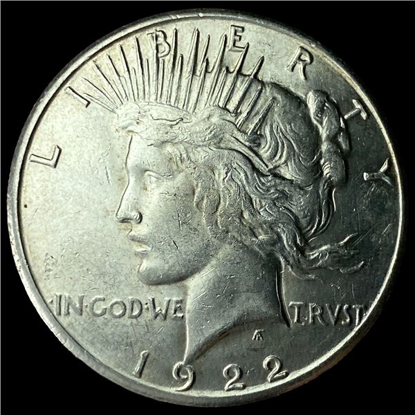 1922-S Silver Peace Dollar CLOSELY  UNCIRCULATED