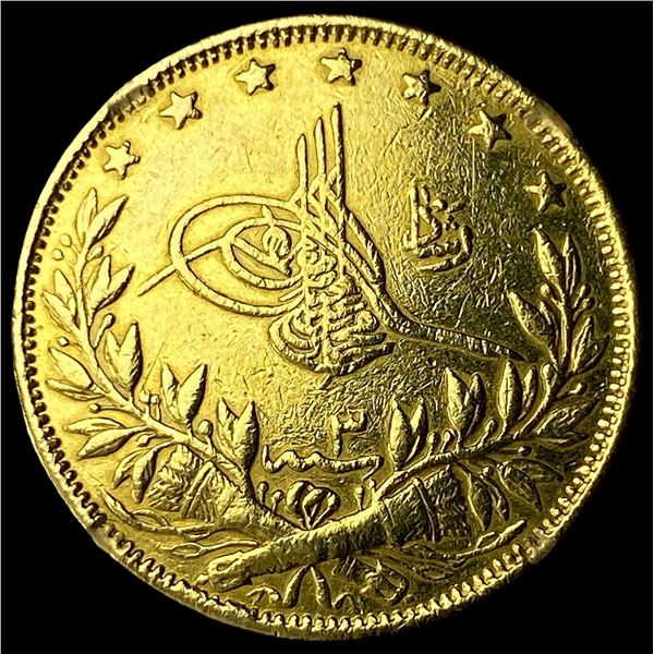 1327//4 Turkey Gold 50 Kurush HIGH GRADE