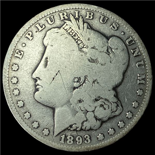1893 Morgan Silver Dollar NICELY CIRCULATED