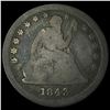 Image 1 : 1843 Seated Liberty Quarter LIGHTLY  CIRCULATED