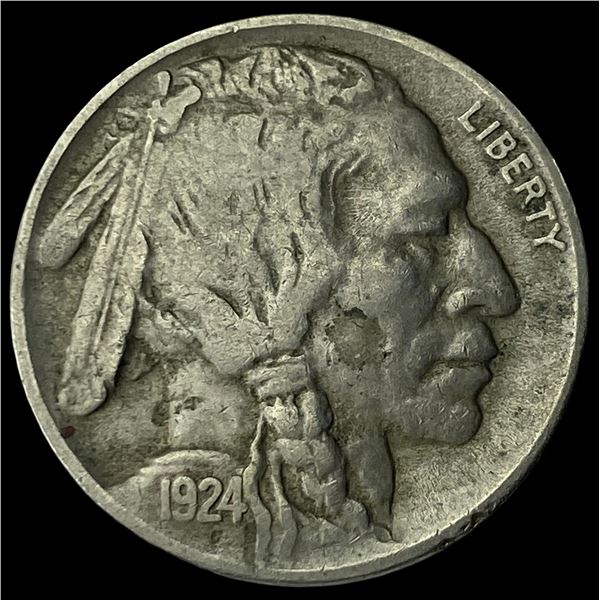 1924-D Buffalo Nickel LIGHTLY CIRCULATED