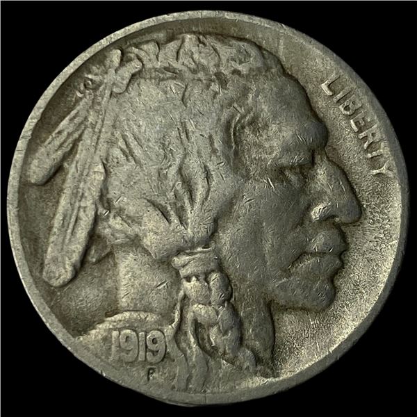 1919-S Buffalo Nickel LIGHTLY CIRCULATED