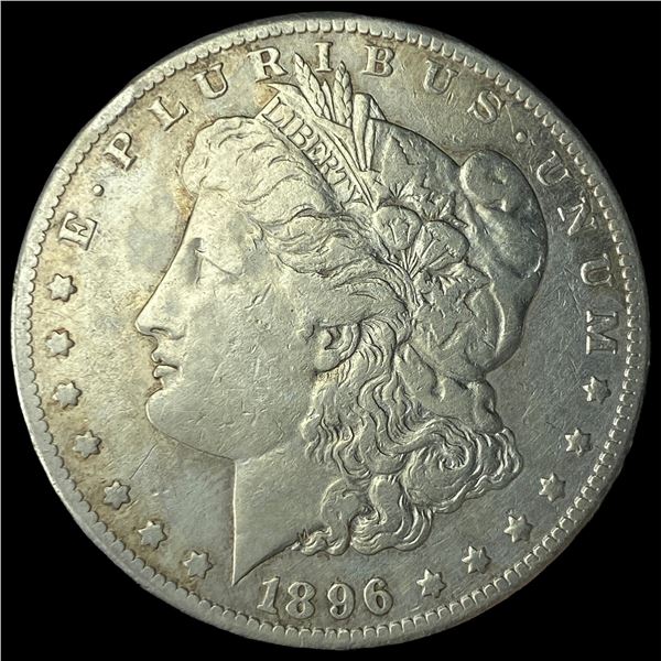 1896-S Silver Morgan Dollar ABOUT  UNCIRCULATED
