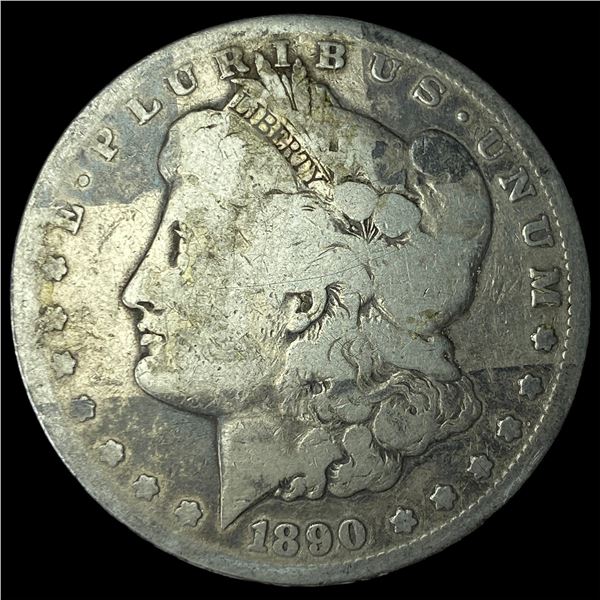 1890-CC Silver Morgan Dollar LIGHTLY  CIRCULATED