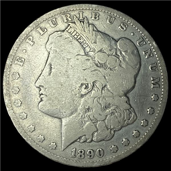 1890-CC Silver Morgan Dollar LIGHTLY  CIRCULATED