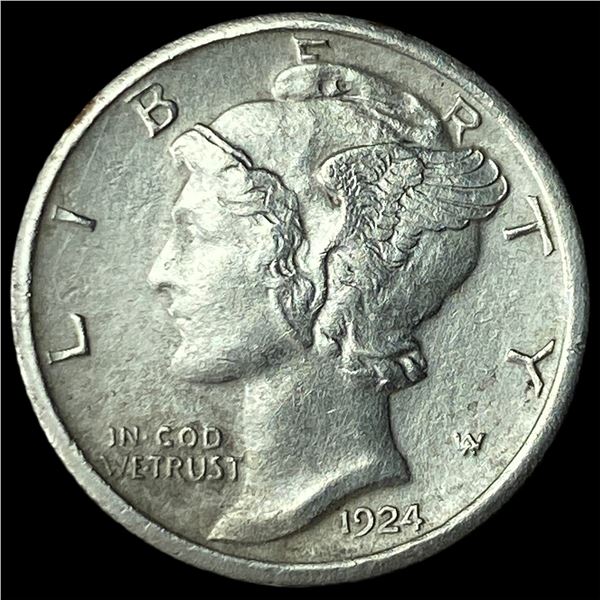 1924-S Silver Mercury Dime UNCIRCULATED
