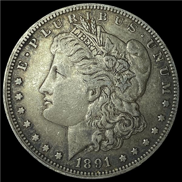 1891-O Silver Morgan Dollar NEARLY  UNCIRCULATED