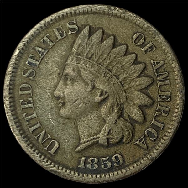 1859 Indian Head Cent NEARLY UNCIRCULATED