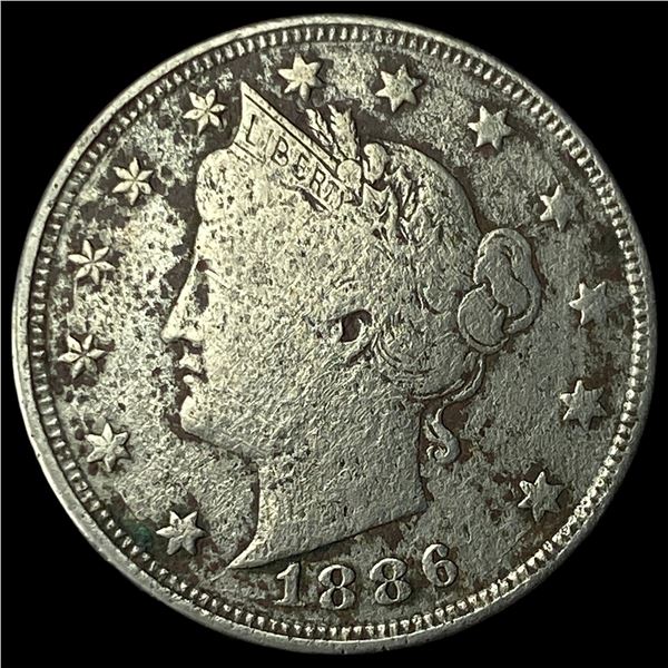 1886 Liberty Head Nickel NICELY CIRCULATED