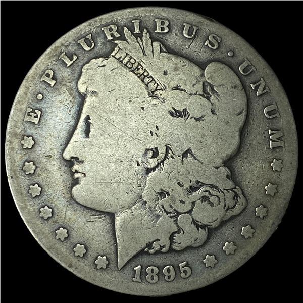 1895-S Silver Morgan Dollar NICELY CIRCULATED