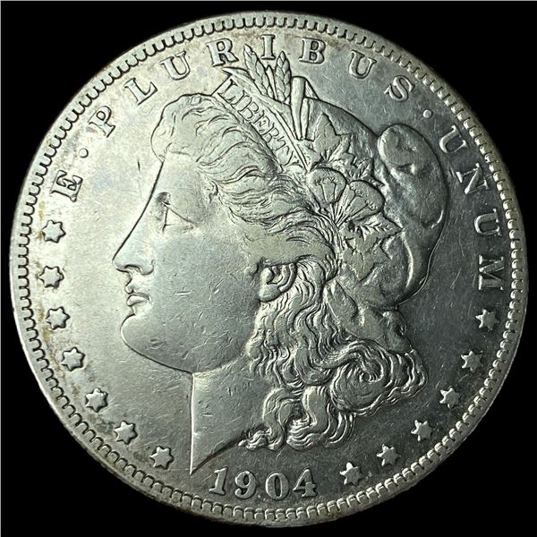 1904-S Silver Morgan Dollar NEARLY  UNCIRCULATED