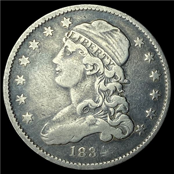 1834 Silver Capped Bust Quarter LIGHTLY  CIRCULATED