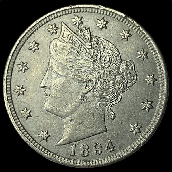 1894 Liberty Head Nickel CLOSELY UNCIRCULATED