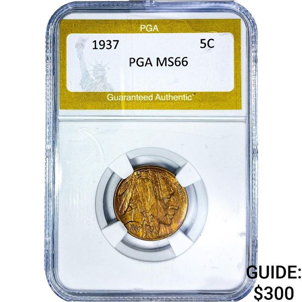1937 Buffalo Nickel PGA MS66