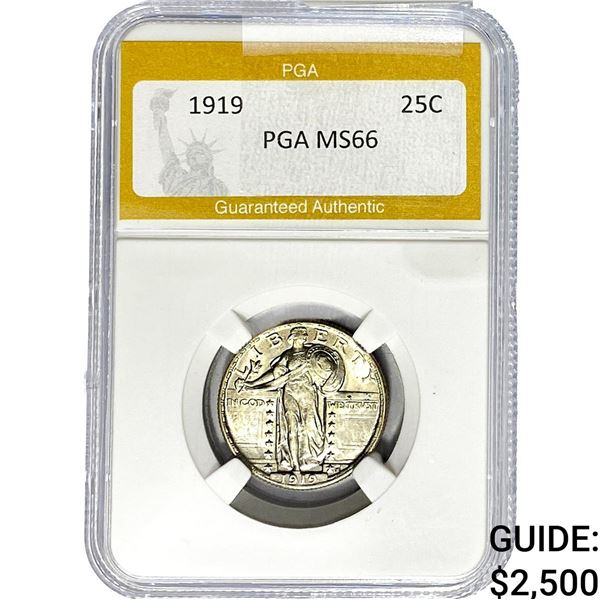 1919 Standing Liberty Quarter PGA MS66