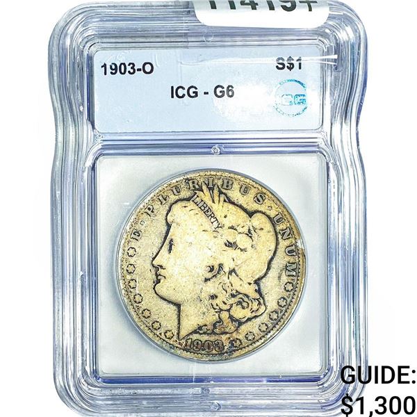 1903-O Morgan Silver Dollar ICG G6
