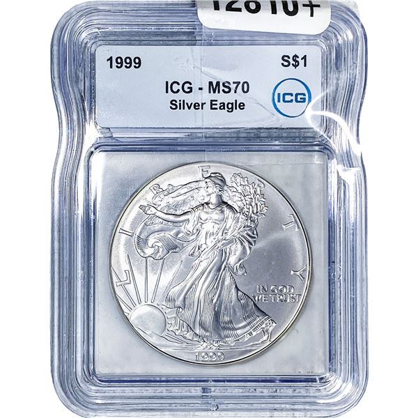 1999 Silver Eagle ICG MS70