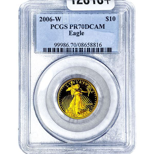 2006-W $10 Gold Eagle 1/4oz AGW PCGS PR70 DCAM