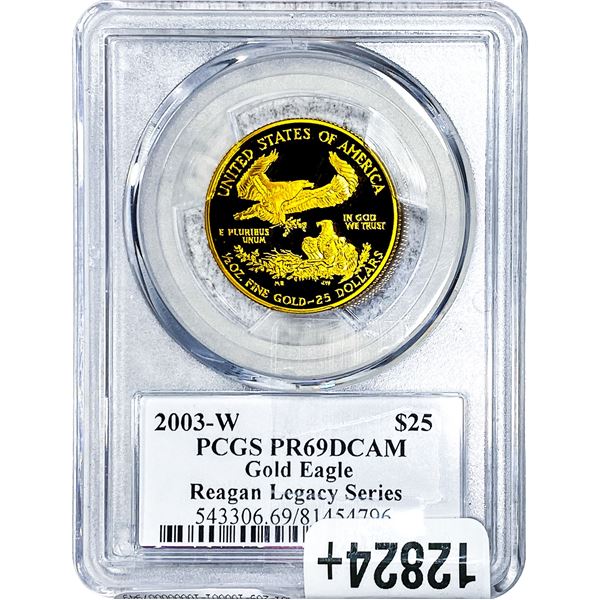 2003-W $25 Gold Eagle 1/4oz AGW PCGS PR69 DCAM