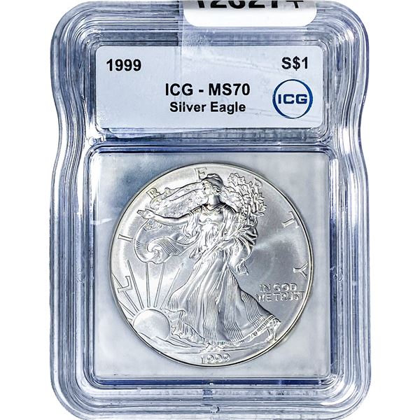 1999 Silver Eagle ICG MS70