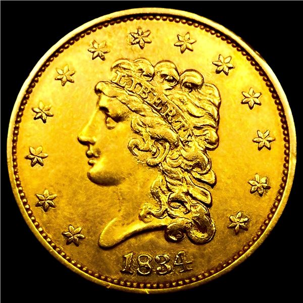 1834 $2.50 Gold Quarter Eagle