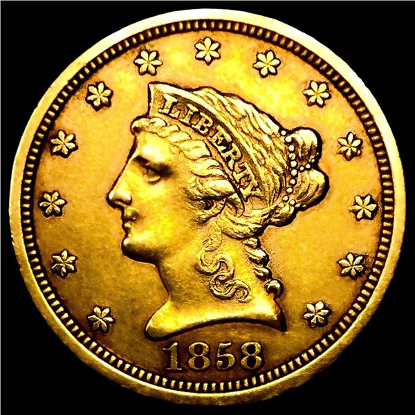 1858 $2.50 Gold Quarter Eagle