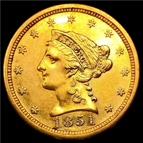 1851-O $2.50 Gold Quarter Eagle