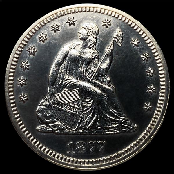 1877 Seated Liberty Quarter