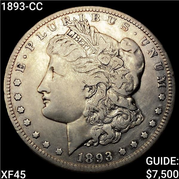 1893-CC Morgan Silver Dollar