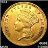 Image 1 : 1854 $3 Gold Piece