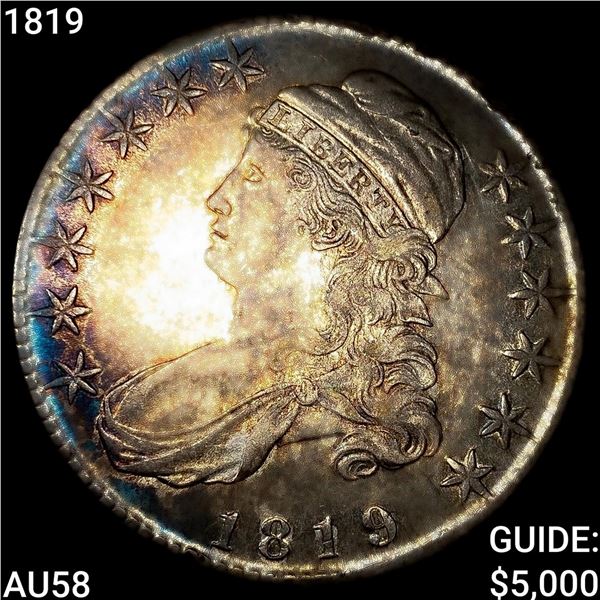 1819 Capped Bust Half Dollar