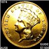 Image 1 : 1874 $3 Gold Piece