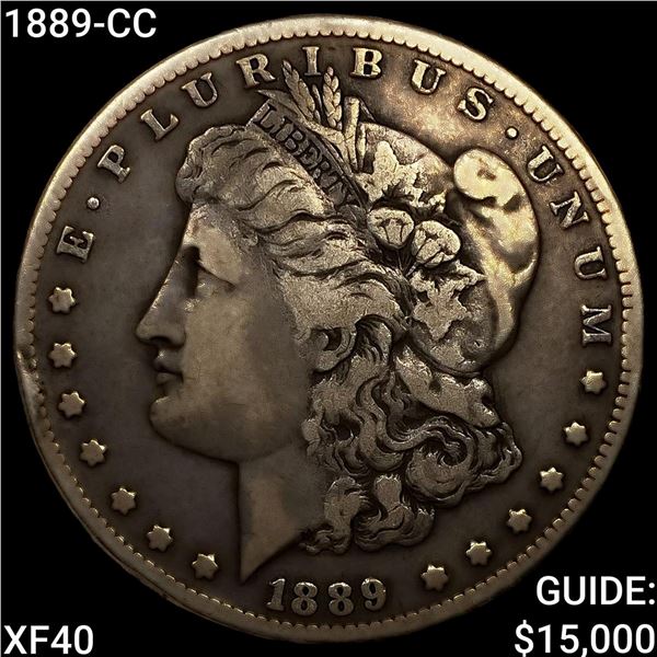 1889-CC Morgan Silver Dollar