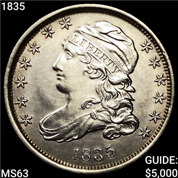 1835 Capped Bust Dime