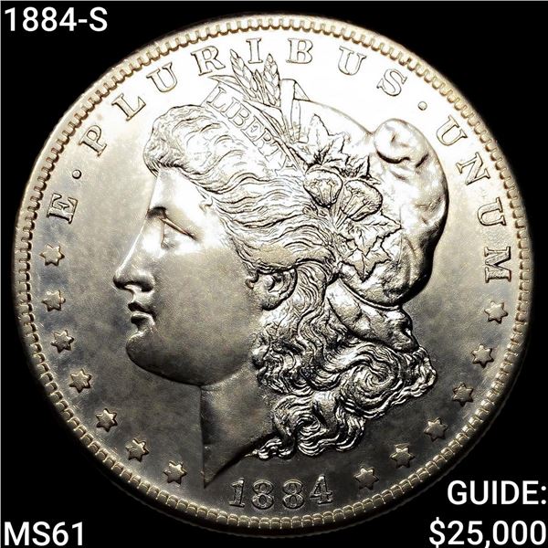 1884-S Morgan Silver Dollar