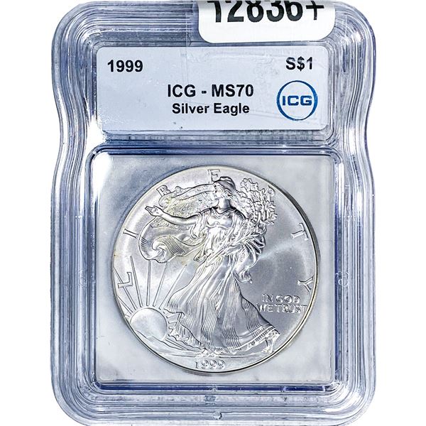 1999 Silver Eagle ICG MS70