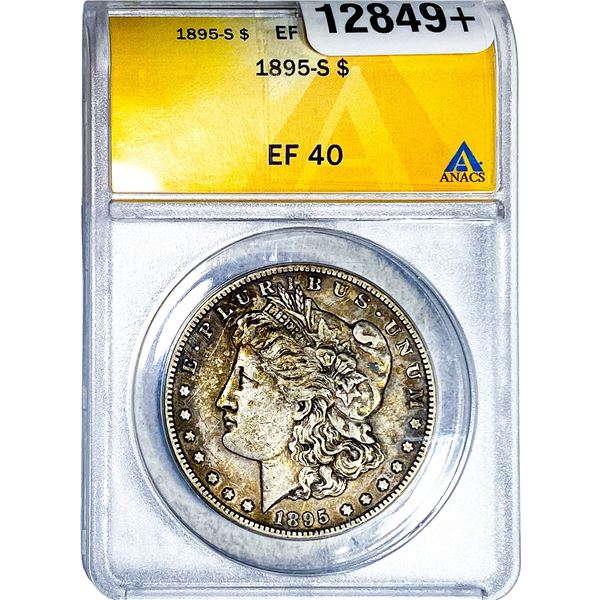 1895-S Morgan Silver Dollar ANACS EF40