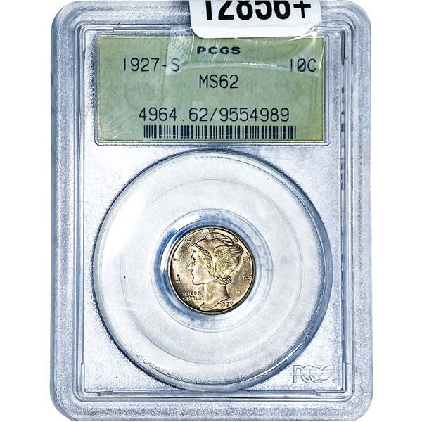 1927-S Mercury Silver Dime PCGS MS62