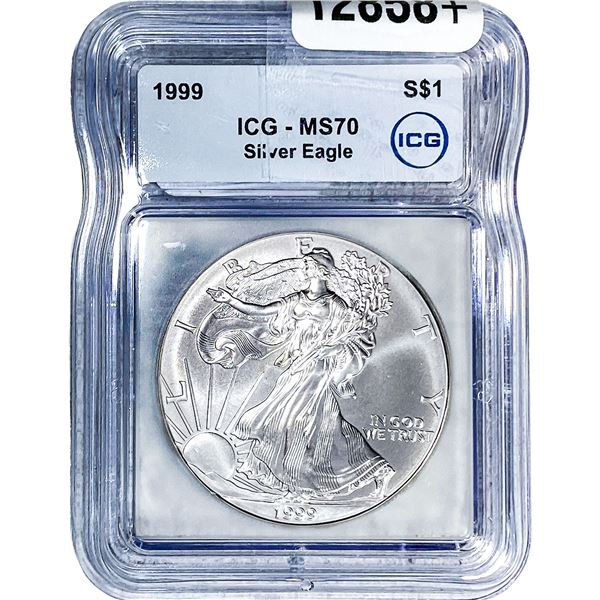 1999 Silver Eagle ICG MS70