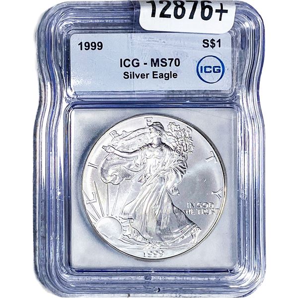 1999 Silver Eagle ICG MS70