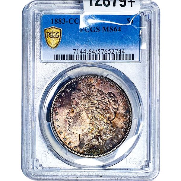 1883-CC Morgan Silver Dollar PCGS MS64