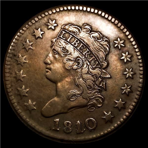 1810/09 Classic Head Large Cent NEARLY UNCIRCULATED