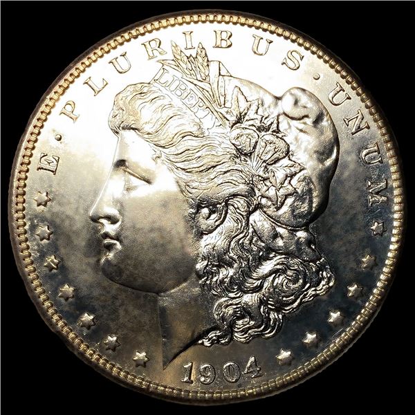 1904-S Morgan Silver Dollar CHOICE BU PL